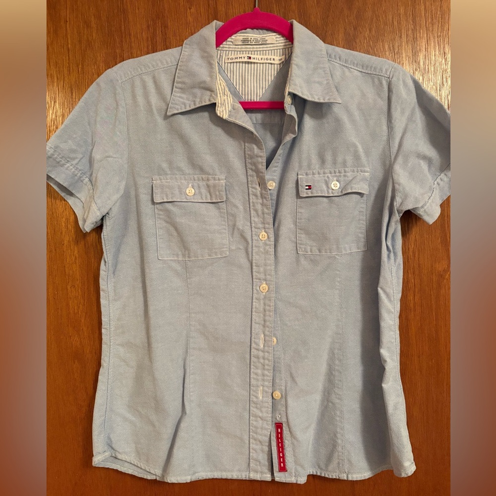 Women’s button down Tommy Hilfiger top